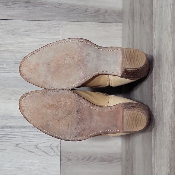 ACME Womens 7.5M Vintage Cowboy Boots Dingo Heeled Dream Catcher Embroidered Tan - Picture 8 of 16